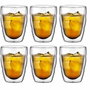 Bodum Pilatus Juego de 6 vasos térmicos de doble pared, 0,25 l, Transparente