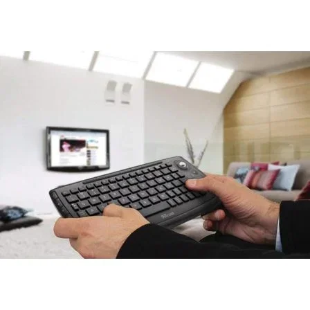 Teclado Inalámbrico Trust 17916 Adura/ Trackball