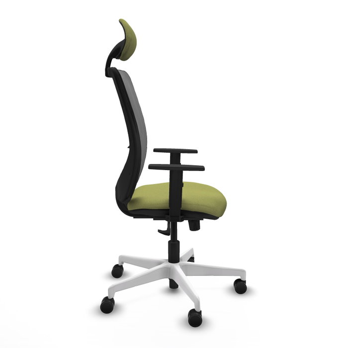 PIQUERAS Y CRESPO Silla de oficina Zulema con mecanismo Sincro, Verde oliva y Gris PIQUERAS Y CRESPO Silla de oficina Zulema con mecanismo Sincro, Verde oliva y Gris