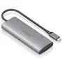 Aisens ASUC-7P031-GR Docking USB Tipo-C 7 en 1 con HDMI 4K, USB-A, 2xUSB Tipo-C, Lector Tarjetas, USB Tipo-C PD 100W, Gris