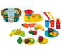 Jugatoys Cesta de frutas y verduras con accesorios