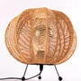 Lámpara de Mesa Alex SKD-T-2009 para Estilo Mediterráneo, Natural o Boho-Chic con Casquillo E27, Luz Ajustable y Opciones CCT/RGB