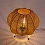 Lámpara de Mesa Alex SKD-T-2009 para Estilo Mediterráneo, Natural o Boho-Chic con Casquillo E27, Luz Ajustable y Opciones CCT/RGB