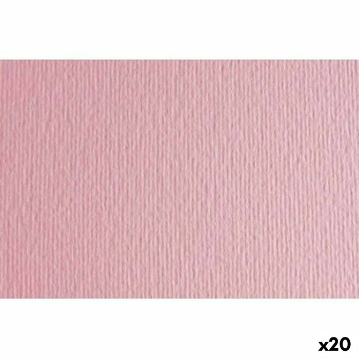 Fabriano Cartulina Texturizada Rosa 50x70 cm (Set de 20)