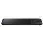 Samsung Trio Charger Pad EP-P6300, Cargador Inalámbrico de 9W para Móvil, Auriculares y Reloj, Negro