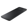 Samsung Trio Charger Pad EP-P6300, Cargador Inalámbrico de 9W para Móvil, Auriculares y Reloj, Negro