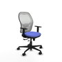 PIQUERAS Y CRESPO Silla de oficina Jorquera Azul claro con mecanismo Sincro/Traslack