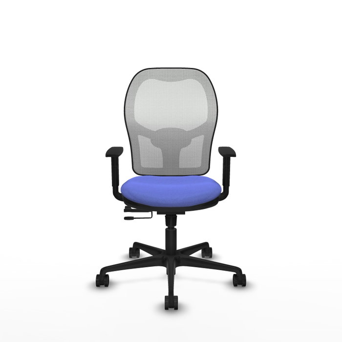 PIQUERAS Y CRESPO Silla de oficina Jorquera Azul claro con mecanismo Sincro/Traslack