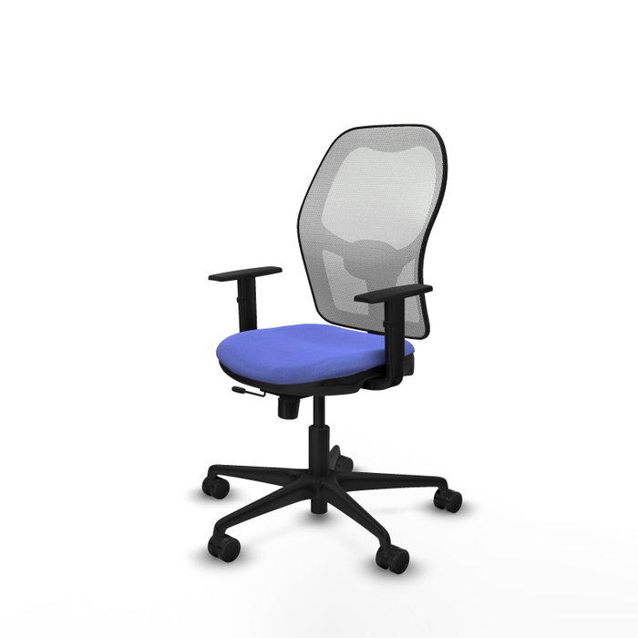 PIQUERAS Y CRESPO Silla de oficina Jorquera Azul claro con mecanismo Sincro/Traslack