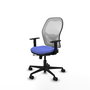 PIQUERAS Y CRESPO Silla de oficina Jorquera Azul claro con mecanismo Sincro/Traslack