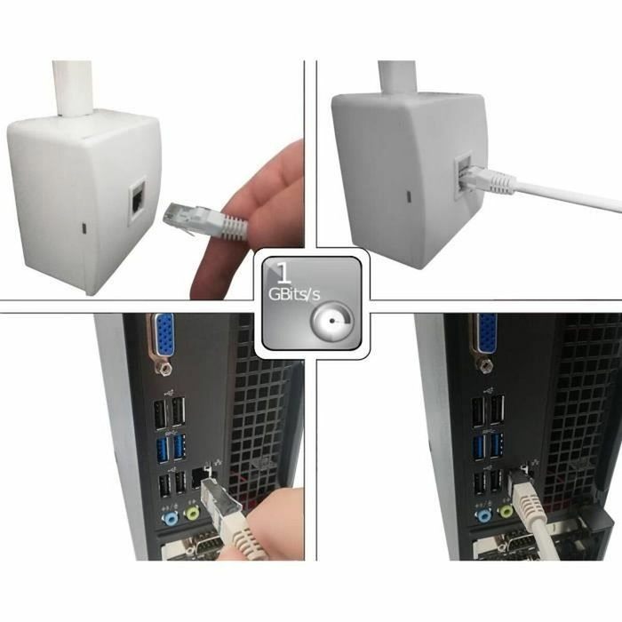 Lineaire Cable RJ45 Cat.6 blindado F/UTP PCC6FG - 5 m