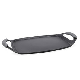 Quid Asador Aluminio Forjado Ebano Negro 47x29 cm (6 Unidades)