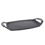 Quid Asador Aluminio Forjado Ebano Negro 47x29 cm (6 Unidades)