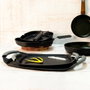 Quid Asador Aluminio Forjado Ebano Negro 47x29 cm (6 Unidades)