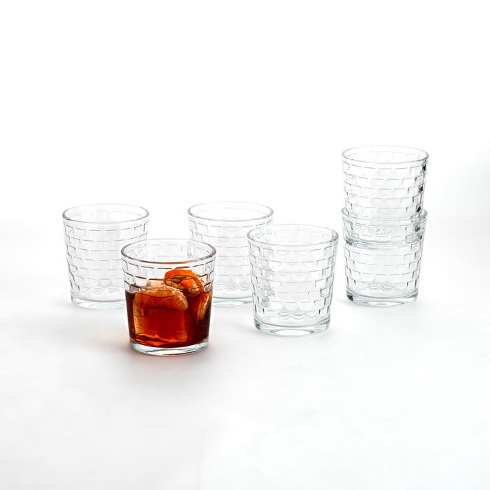 Set 6 Vasos Bajos Vidrio Square Quid 26 cL Set 6 Vasos Bajos Vidrio Square Quid 26 cL