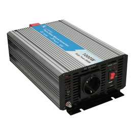 Extralink OPIP-1000W Convertidor de tensión, 12V - 230W, 1000W, Onda senoidal pura