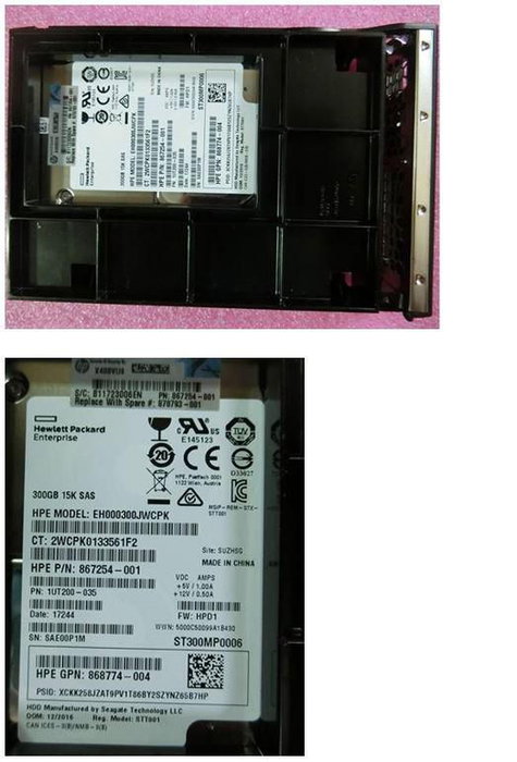 Hewlett Packard Enterprise Disco Duro HD SAS 300 GB 12 Gb/s 15000 RPM LFF - Calificado para Sustitución (Qualified Disk) Hewlett Packard Enterprise Disco Duro HD SAS 300 GB 12 Gb/s 15000 RPM LFF - Calificado para Sustitución (Qualified Disk)