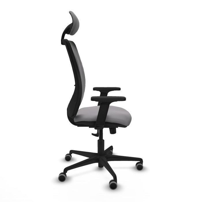 PIQUERAS Y CRESPO Silla de oficina Zulema Gris con mecanismo Sincro PIQUERAS Y CRESPO Silla de oficina Zulema Gris con mecanismo Sincro