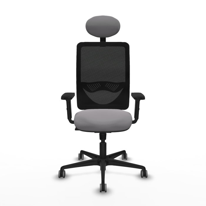 PIQUERAS Y CRESPO Silla de oficina Zulema Gris con mecanismo Sincro PIQUERAS Y CRESPO Silla de oficina Zulema Gris con mecanismo Sincro