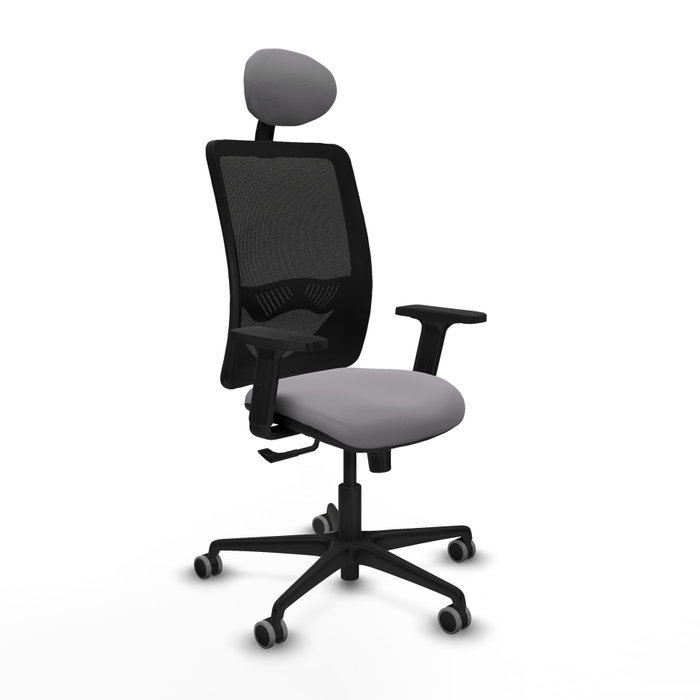 PIQUERAS Y CRESPO Silla de oficina Zulema Gris con mecanismo Sincro PIQUERAS Y CRESPO Silla de oficina Zulema Gris con mecanismo Sincro
