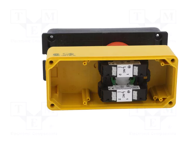 EATON ELECTRIC RMQ-Titan Casete de Control con Botón de Cabeza de Seta Rojo EATON ELECTRIC RMQ-Titan Casete de Control con Botón de Cabeza de Seta Rojo