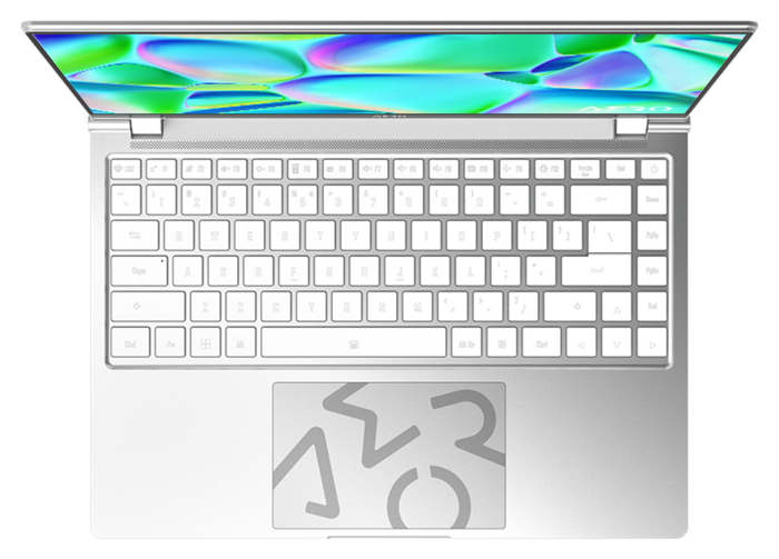 GIGABYTE AERO 9MF-E2SESB4SH Portátil Gaming 14" OLED 2.8K 90Hz, Intel Core i5-12500H, NVIDIA GeForce RTX 4050 6GB, 16GB RAM LPDDR5, 1TB SSD NVMe, Windows 11 Home, Plata, 1.49 Kg