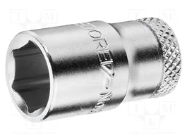 GEDORE Llave de vaso de 25mm con conexión de 3/8 pulg. y asiento de 1/4 pulg.
