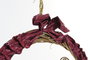 DKD Home Decor Nacimiento Poliéster Corona Rojo y Dorado