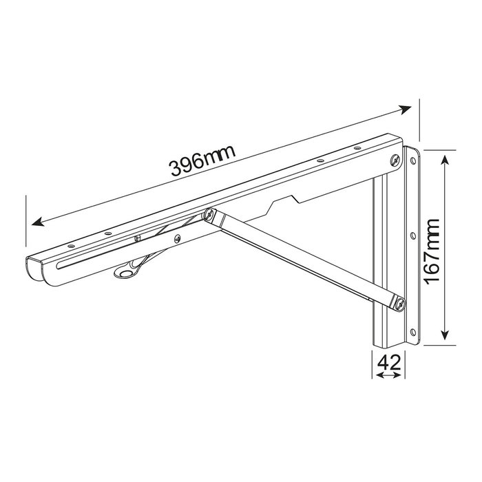 Holmios Escuadras para estante plegables / abatibles Holmios Escuadras para estante plegables / abatibles