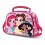 Karactermania Bolsa Portamerienda 3D Princesas Disney Flowers Rosa
