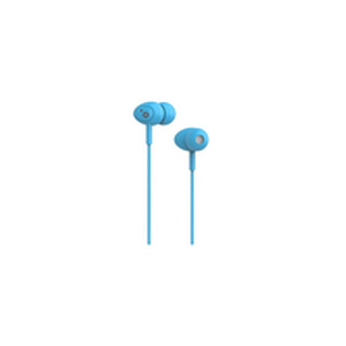 Sunstech Pops Auriculares Intrauditivos con Micrófono Azul