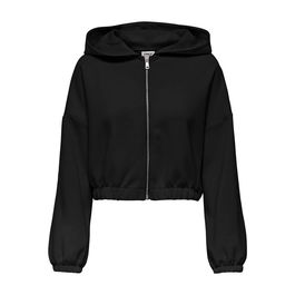 Chaqueta Only Onlscarlett Ls Elastic Zip Hood Swt Noos Negro