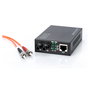 Digitus Convertidor de Medios Fast Ethernet RJ45/ST Multimodo, 100Base-TX/FX, hasta 2 km, 10/100 Mbit/s, Full/Half Duplex