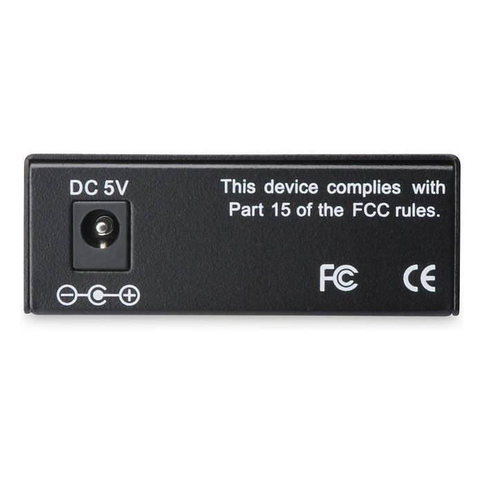 Digitus Convertidor de Medios Fast Ethernet RJ45/ST Multimodo, 100Base-TX/FX, hasta 2 km, 10/100 Mbit/s, Full/Half Duplex