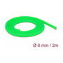 DeLOCK Funda trenzada estirable 2 m x 6 mm verde