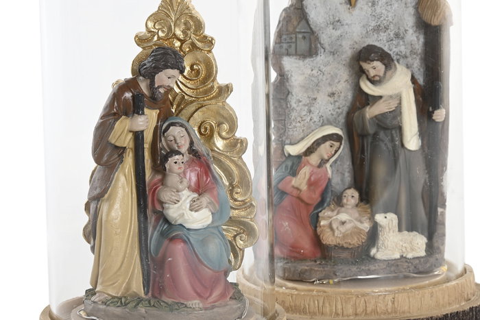 DKD Home Decor Nacimiento LED Cristal 10x10x21 Multicolor Surtido 2 Unidades DKD Home Decor Nacimiento LED Cristal 10x10x21 Multicolor Surtido 2 Unidades