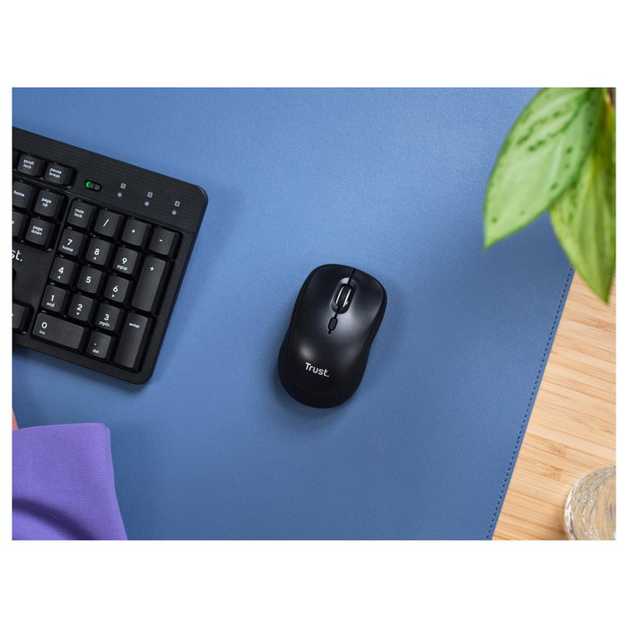 Trust Yvi+ Ratón Inalámbrico Multidispositivo Ambidextro Negro Trust Yvi+ Ratón Inalámbrico Multidispositivo Ambidextro Negro