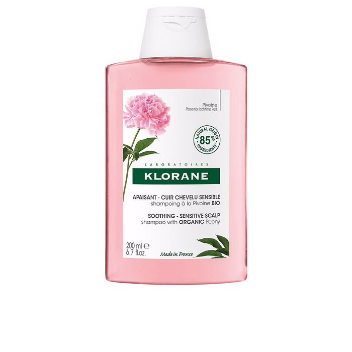 Klorane Champú Calmante Bio A LA PEONÍA 200 ml para Cuero Cabelludo Sensible Klorane Champú Calmante Bio A LA PEONÍA 200 ml para Cuero Cabelludo Sensible