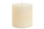 DKD Home Decor Vela Basicos 01 Crema Cera Parafina 7 x 7 x 7 cm Duración 32 Horas Pack 12 Unidades
