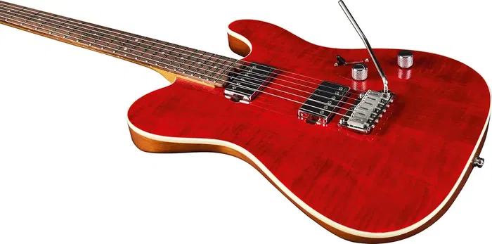 EKO Tero 800 Musa Guitarra Eléctrica 6 cuerdas Rojo Flamed Maple Telecaster Pastillas Marsbucker Tremolo EKO EKO Tero 800 Musa Guitarra Eléctrica 6 cuerdas Rojo Flamed Maple Telecaster Pastillas Marsbucker Tremolo EKO