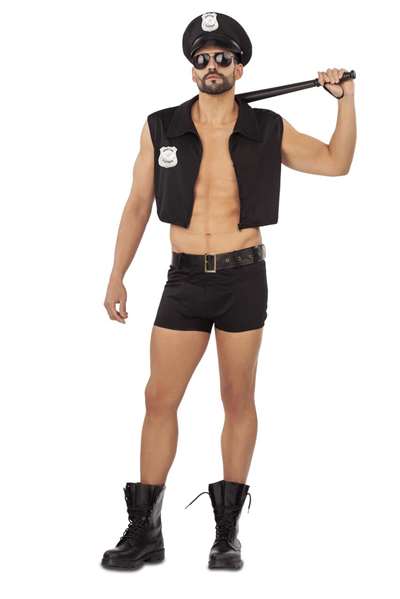 My Other Me Disfraz Adulto Policía Talla XL