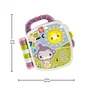 Fisher Price Libro de Rimas Infantiles Del Mono Púrpura MATJFN05