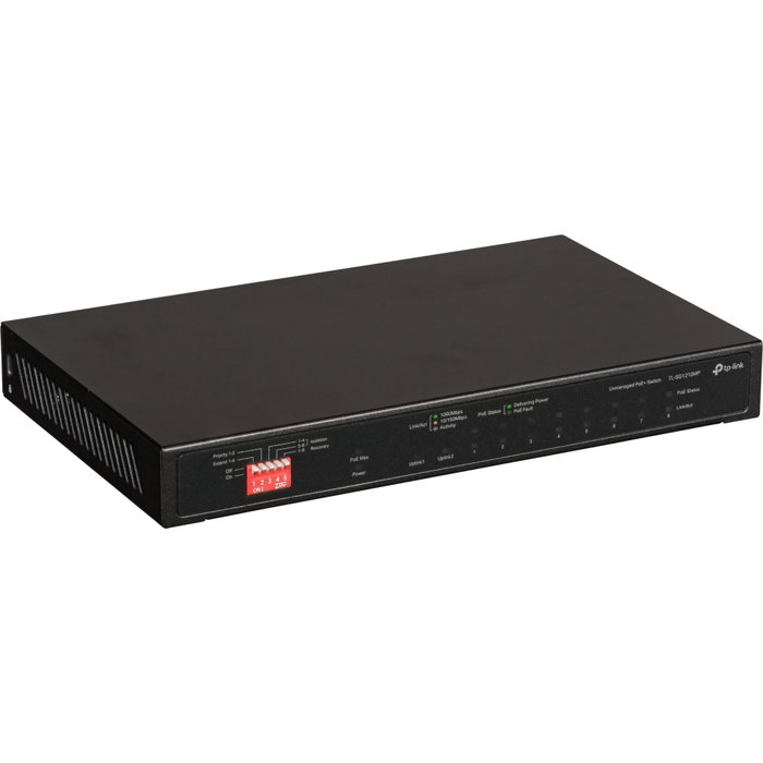 TP-Link TL-SG1210MP Switch de 10 puertos con 8 puertos PoE+ TP-Link TL-SG1210MP Switch de 10 puertos con 8 puertos PoE+