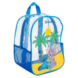 Disney Mochila Angel & Stitch 31cm Transparente