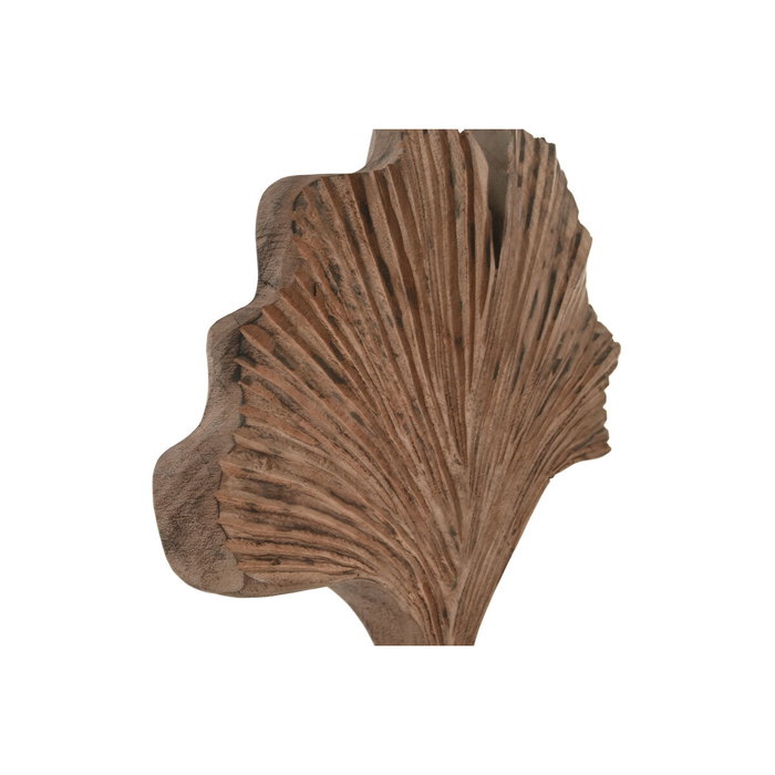 DKD Home Decor Decoración Ginko Tallado en Mango y Hierro