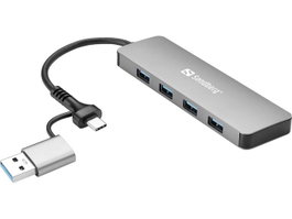SANDBERG USB-C/A a 4xUSB 3.0 Hub