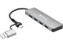 SANDBERG USB-C/A a 4xUSB 3.0 Hub