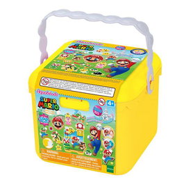 Aquabeads Cubo De Creatividad Super Mario 31774 con +2500 Abalorios y 30 Colores, +4 Años