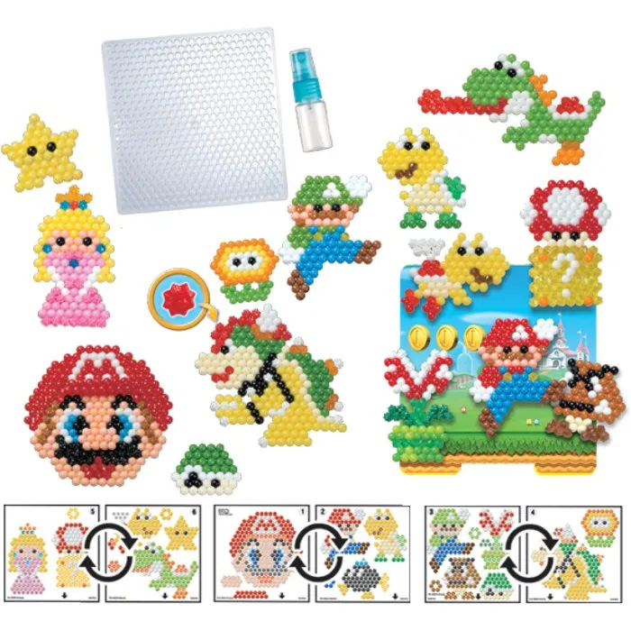 Aquabeads Cubo de Creatividad Super Mario