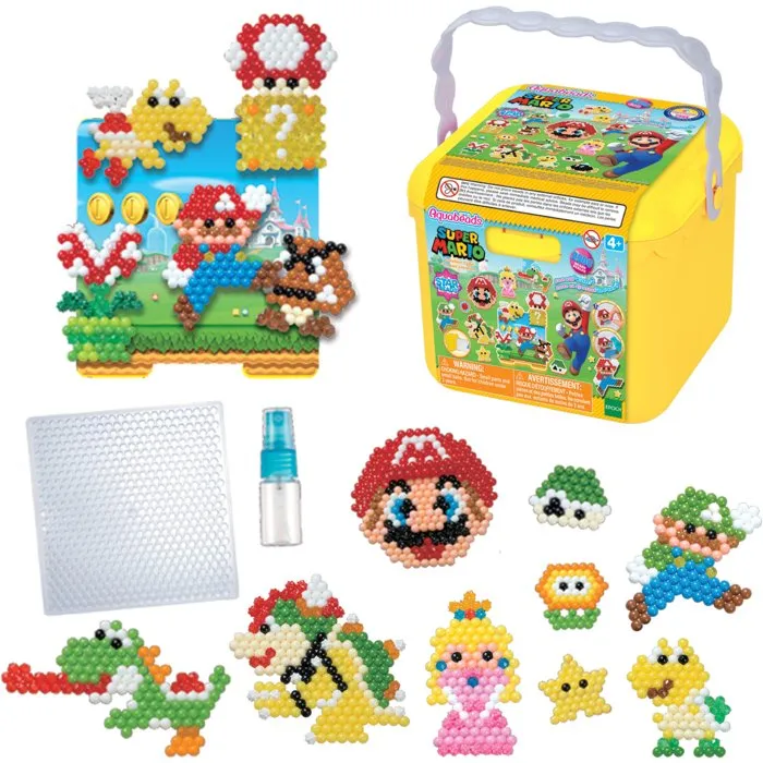 Aquabeads Cubo de Creatividad Super Mario